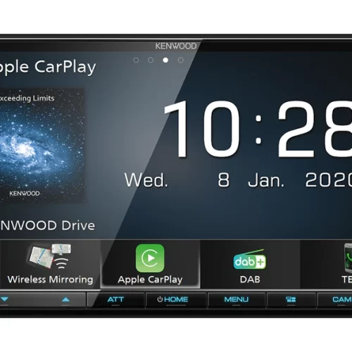 Kenwood DMX8020DABS, 7.0″ automobilinė multimedija. Belaidis Apple Carplay