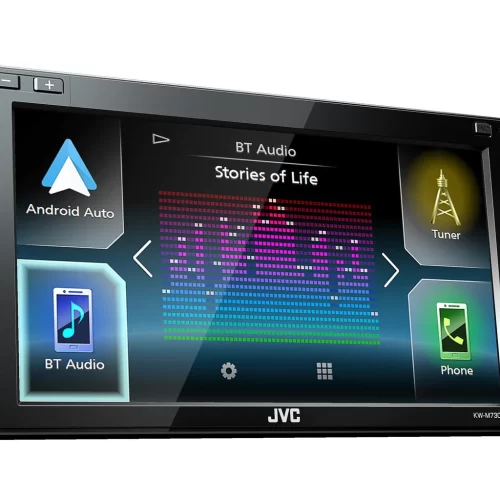 JVC KW-M730BT, 2-DIN, USB, BLUETOOTH, Apple CarPlay, Android Auto