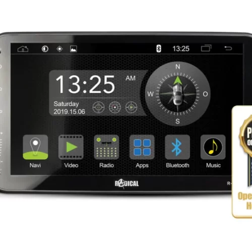 Multimedija automobiliui su android operacine sistema RADICAL R-D111, 1-DIN, USB, BLUETOOTH, WiFi, Android Mirroring