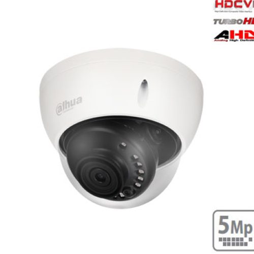 HD-CVI kupolinė kam. 5MP su IR pašvietimu iki 30m., 1/2.7″ 2.8mm 98°, IP67, IK10