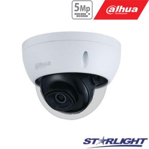 IP kamera kupolinė 5MP su IR iki 30m, 2.8mm 103°, WDR120dB, 3DNR, IP67, IK10, PoE , H.265