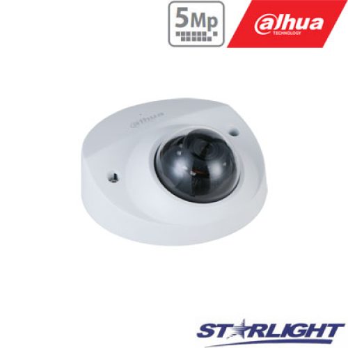 IP kamera kupol. 5MP STARLIGHT AI, IR pašviet. iki 50m, 1/2.7” 2.8mm 98°, SMD, IVS, IP67, H.265,IK10