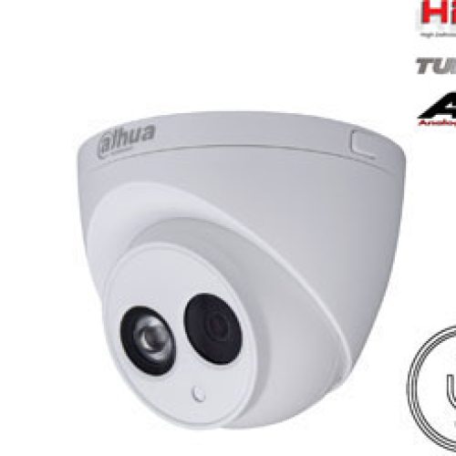 HD-CVI, TVI, AHD kamera kupolinė 2MP su IR iki 50m, 2.8mm, integruotas mikrofonas, IP67, DWDR