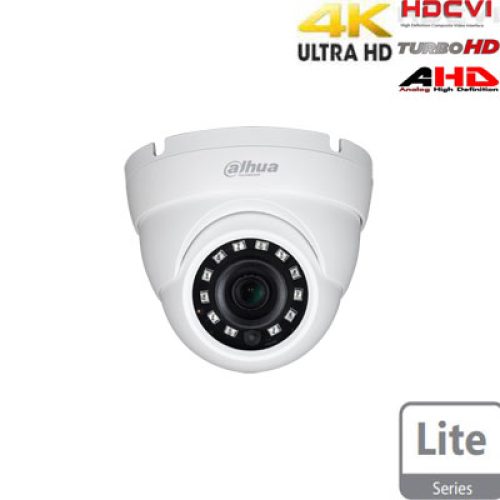 HD-CVI, TVI, AHD, CVBS kam.kupolinė 8MP, IR pašvietimas iki 30m., 1/2.7″ 2.8mm, IP67