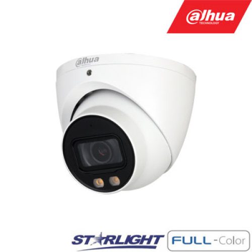 HD-CVI kam. STARLIGHT kupolinė 2MP, 3.6mm obj. F1.0, FULL-COLOR STARLIGHT , WDR, su mikrofonu, LED