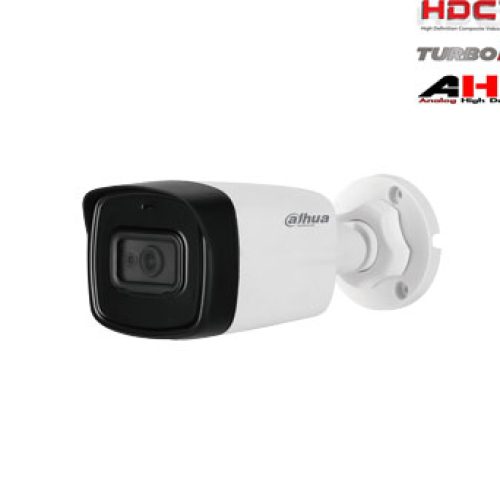 HD-CVI, TVI, AHD, CVBS kamera cilindrinė 2MP su IR iki 80m. 1/2.7″ 3.6mm 87.5°, int. mikrofonas