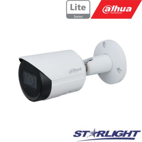 IP kamera cilindr. 2MP STARLIGT, IR pašvietimas iki 30m, 1/2.8” 2.8mm 107°, WDR, IVS, IP67, H.265
