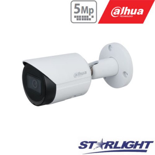IP kamera cilindrinė 5MP STARLIGHT, IR iki 30m, 2.8mm 103°, WDR120dB, IP67, PoE , H.265