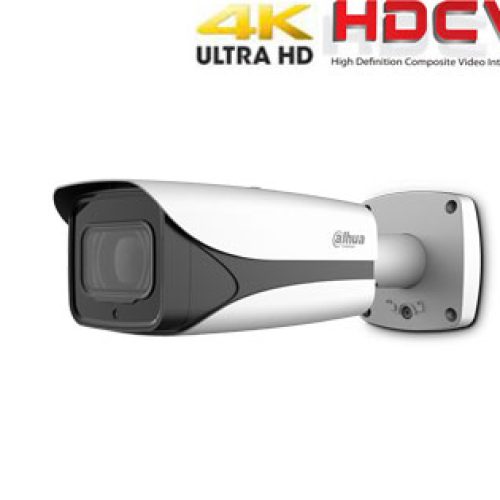 HD-CVI kamera cilindrinė 4K 8MP 3840×2160 STARLIGHT su IR iki 100m. 3.7-11mm. WDR, IP67