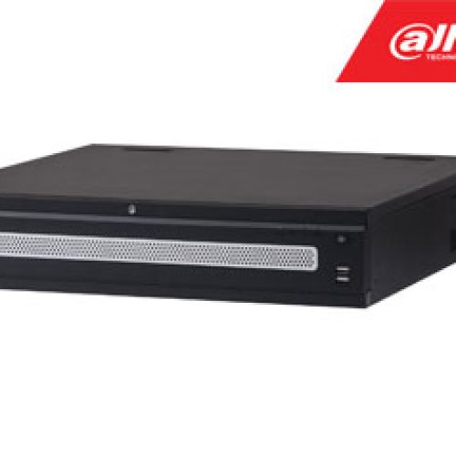 IP įrašymo įrenginys 4K 12MP 64kam. 384Mbps, 8HDD, IVS, RAID, 2 HDMI, H.265/H.264, iSCSI, POS