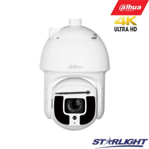 IP valdoma kam. STARLIGHT 4K 8MP, laser iki 450m. 1/1.8” colio STARVIS sensorius, IVS,  Auto trackin