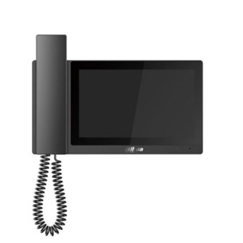 IP domofono monitorius su rageliu, 7 col.1024×600, Micro SD kortelės prievadas, PoE(802.3af) juodas