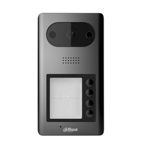 IP domofono kamera VTO3211D-P4-S2. 4 abonentai. 2MP 129°.  SIP. IP65, IK08